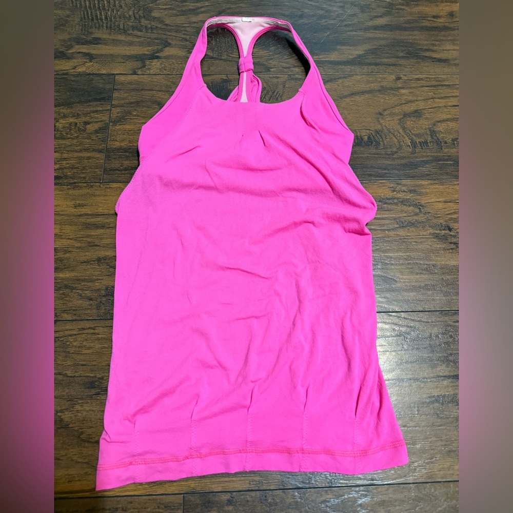 Lululemon Athletica Bright Pink Tank Top